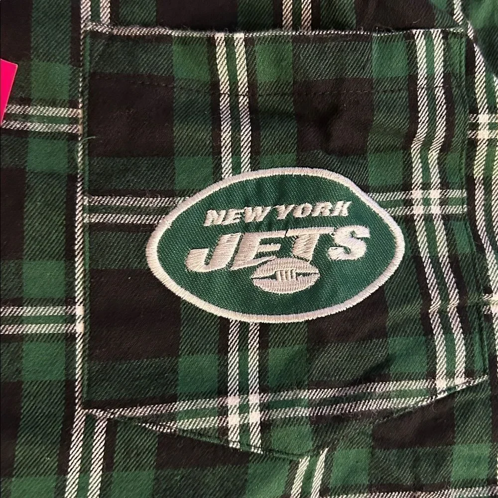 New York Jets / NFL / FOCO Flannel Shirt - NWT Mens Size 2XL, NWT